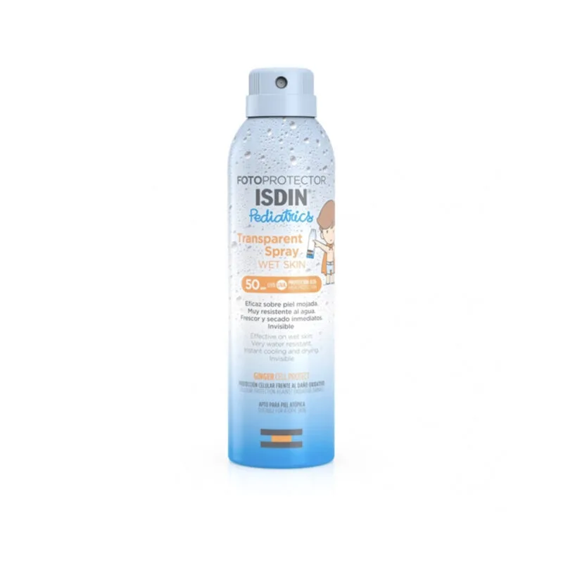 Isdin Fotoprotector Transparent Spray Wet Skin Pediatrics SPF 50