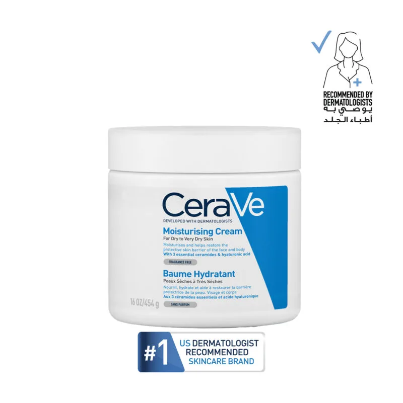 CeraVe Moisturizing Cream for Dry Skin with Hyaluronic Acid