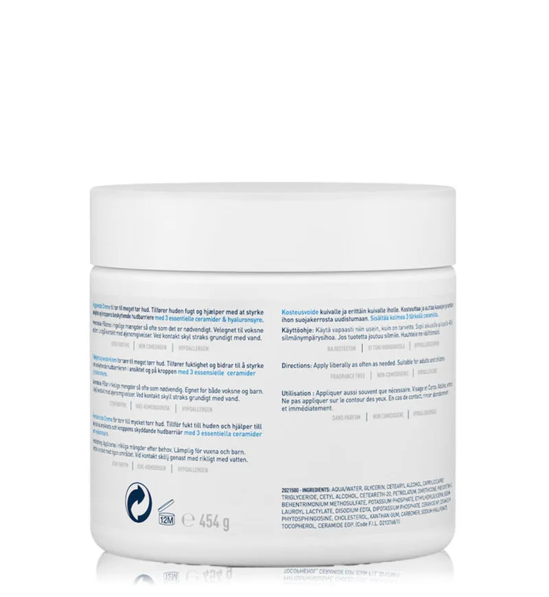 CeraVe Moisturizing Cream for Dry Skin with Hyaluronic Acid - Image 4