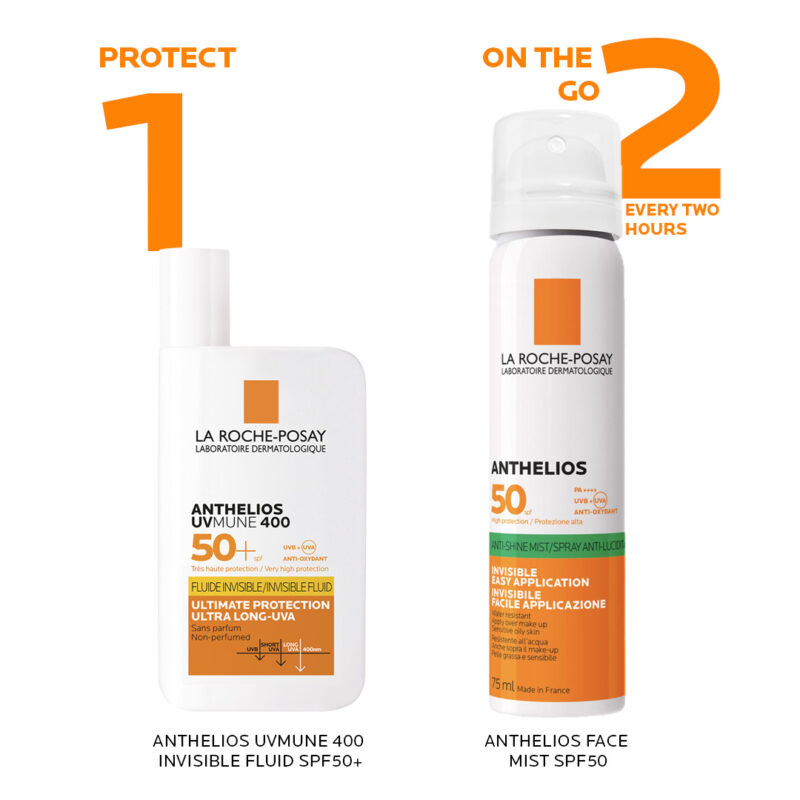 La Roche-Posay Anthelios Invisible Sunscreen Face Mist SPF50 For All Skin Types 75 ml - Image 4